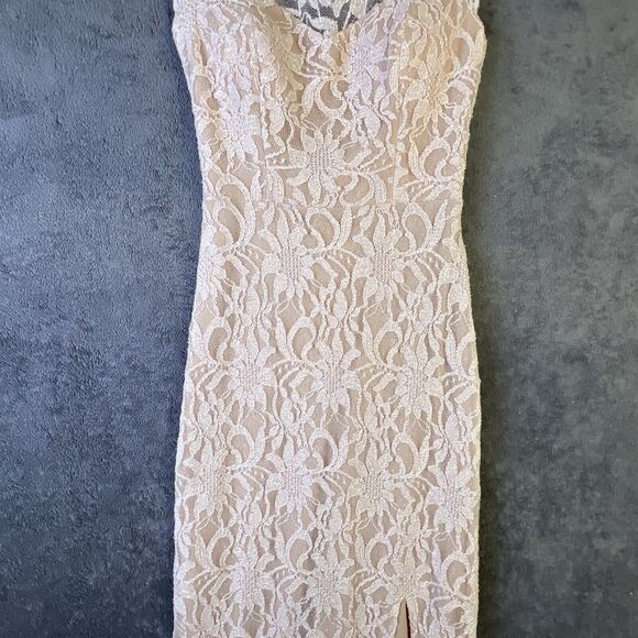 City Triangles Women’s Dress Peach Size 1 Formal Maxi Party Prom Wedding - Picture 6 of 16